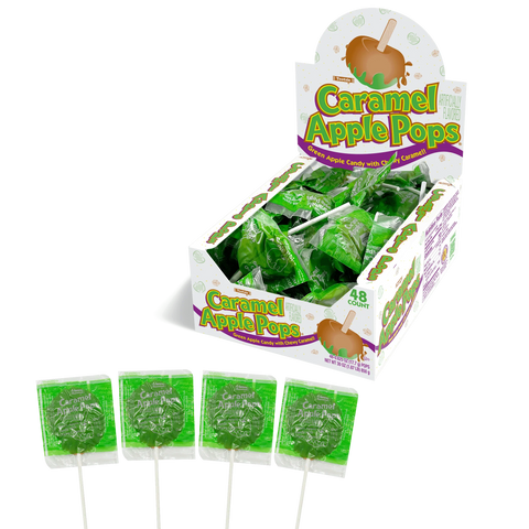 Tootsie Caramel Apple Pops Box 18g - Pack of 48