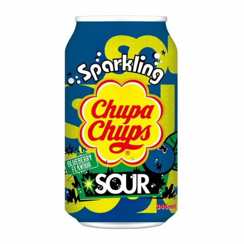 Chupa Chups Sour Blueberry 345ml - Pack of 24
