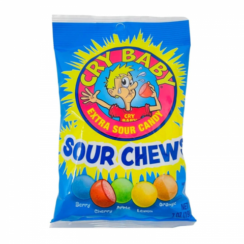 Cry Baby Sour Chews 198g - Pack of 8