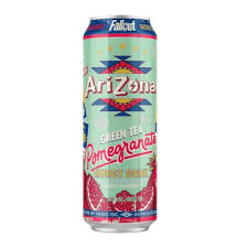 Arizona Fallout Pomergranate Green Tea Energy Drink 650ml - Pack of 12