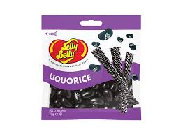 Jelly Belly Liquorice Jelly Beans 70g - Pack of 12