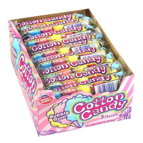 Dubble Bubble Cotton Candy Tube 22g - Pack of 36