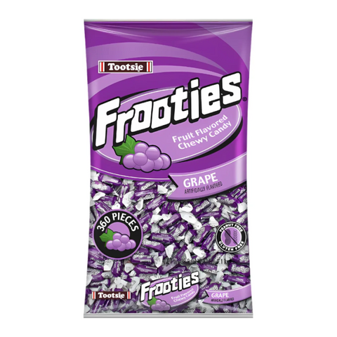 Tootsie Frooties Bag 360pc Grape 1100g