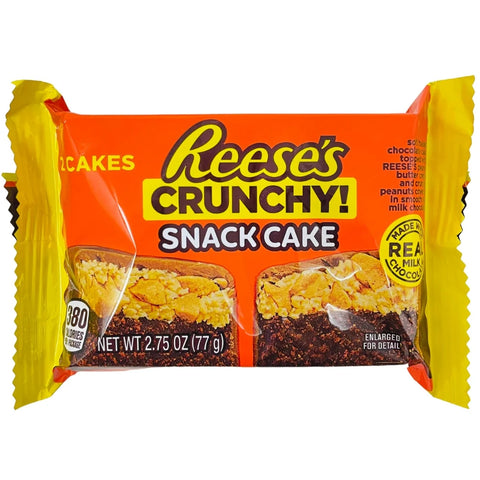 Reese's Crunchy! Snack Cake 78g - Pack of 12