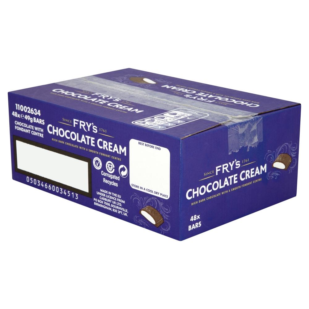Fry's Chocolate Cream Bar - 48 x 49g Bars