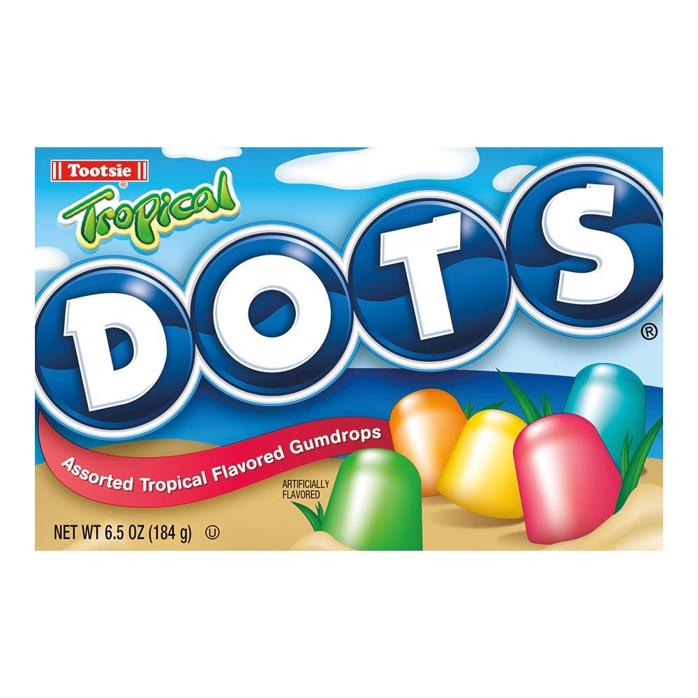 Tootsie Tropical Dots 184g - 12 x 184g Boxes