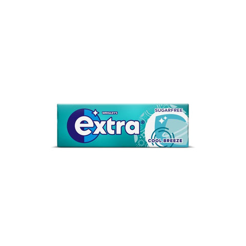 Extra Cool Breeze Sugarfree Chewing Gum 10 Pieces - 30 x 14g Packs