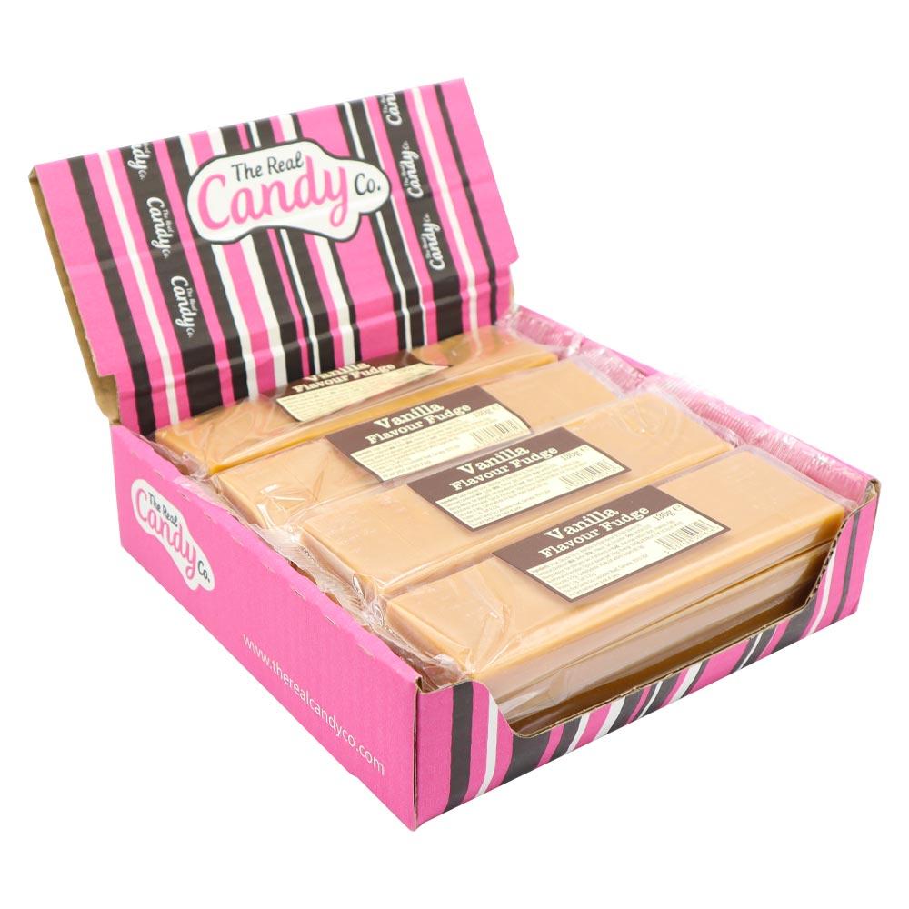 The Real Candy Co. Vanilla Fudge Bar 130g - 16 x 130g Bars