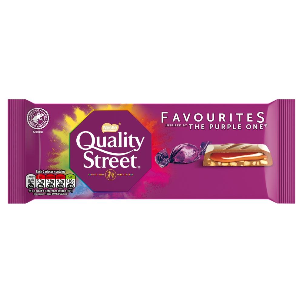Quality Street The Purple One Chocolate Sharing Bar 87g - 17 x 87g Bars