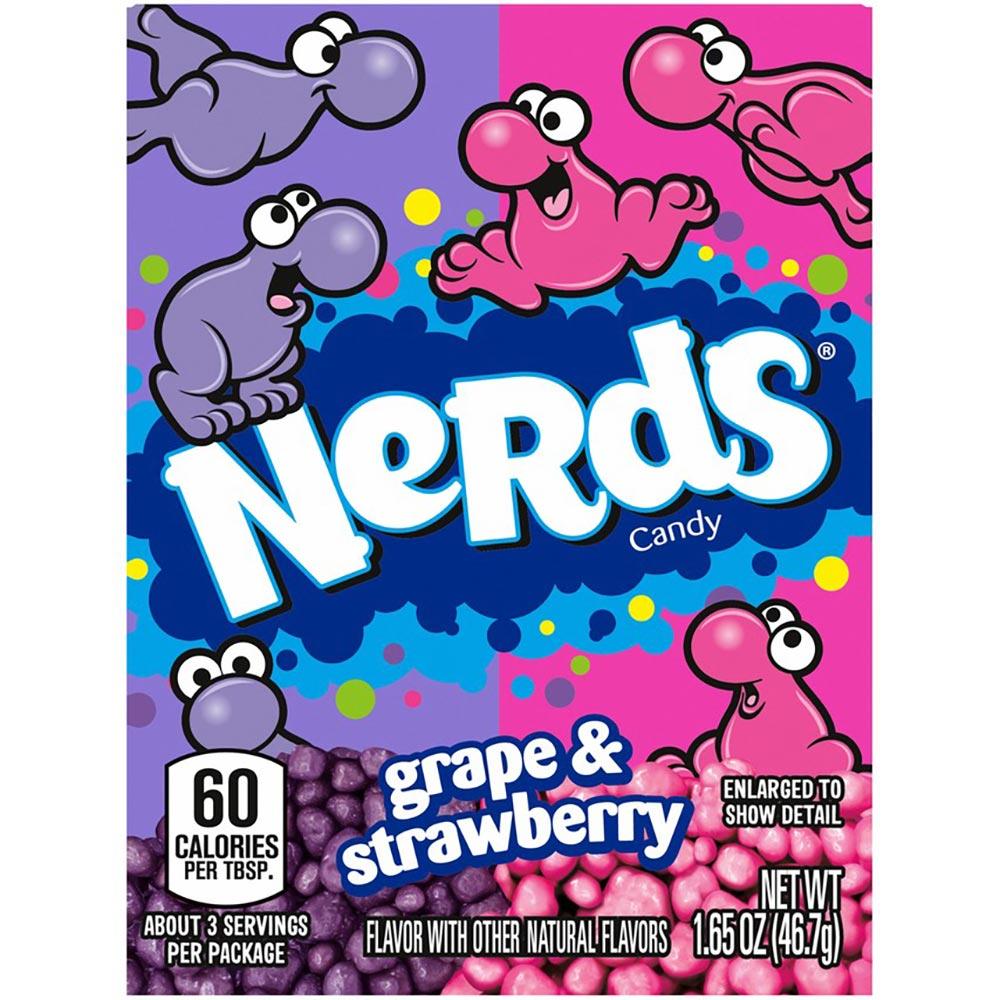 Nerds Candy Grape & Strawberry 46.7g - 36 x 46.7g Boxes