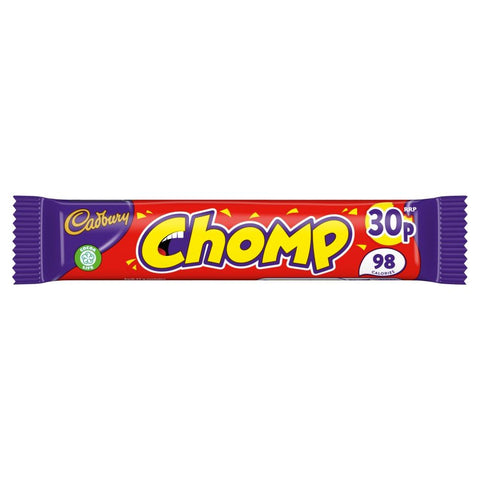 Cadbury Chomp Chocolate Bar 21g 30p PMP - 60 x 21g Bars