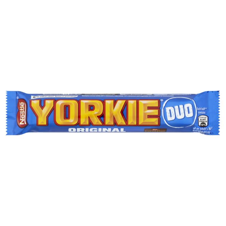 Yorkie Milk Chocolate Duo Bar 72g - 24 x 72g Bars