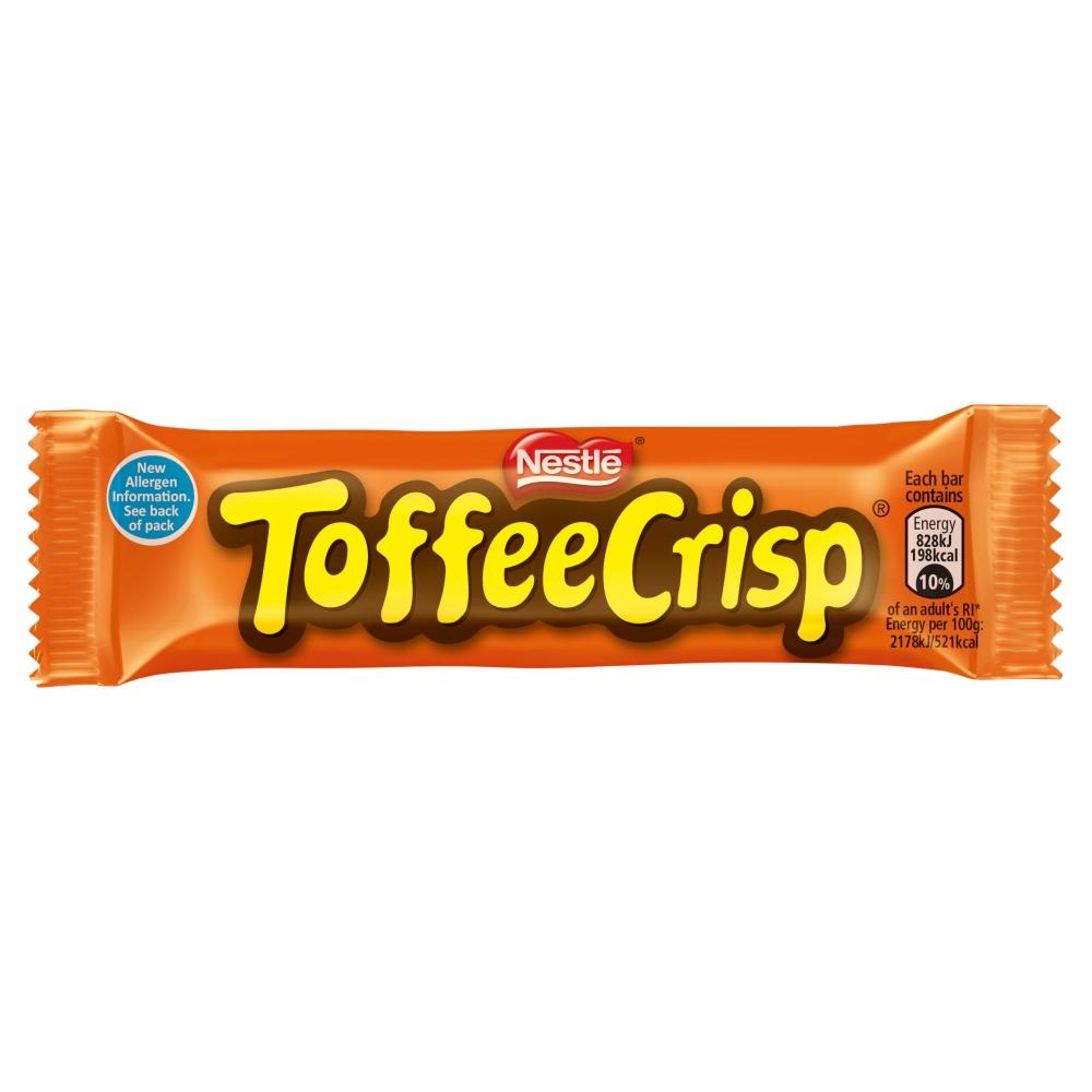 Toffee Crisp Milk Chocolate Bar 38g - 24 x 38g Bars