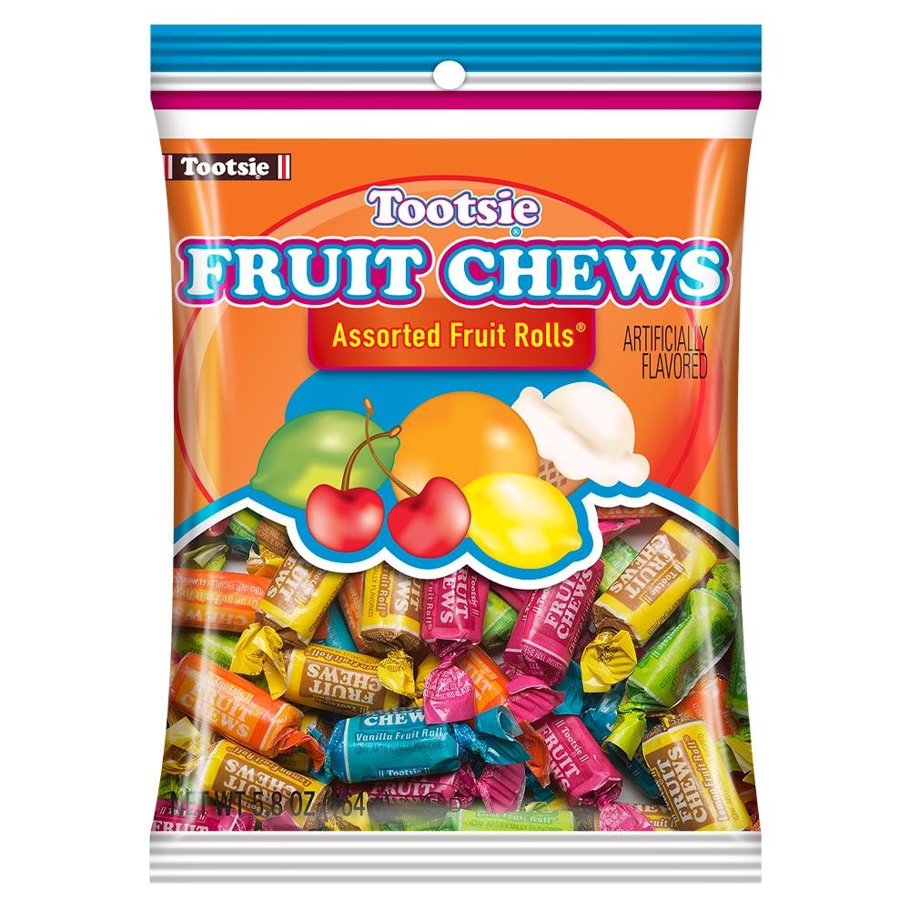 Tootsie Fruit Chews Bag 164g - 12 x 164g Bags