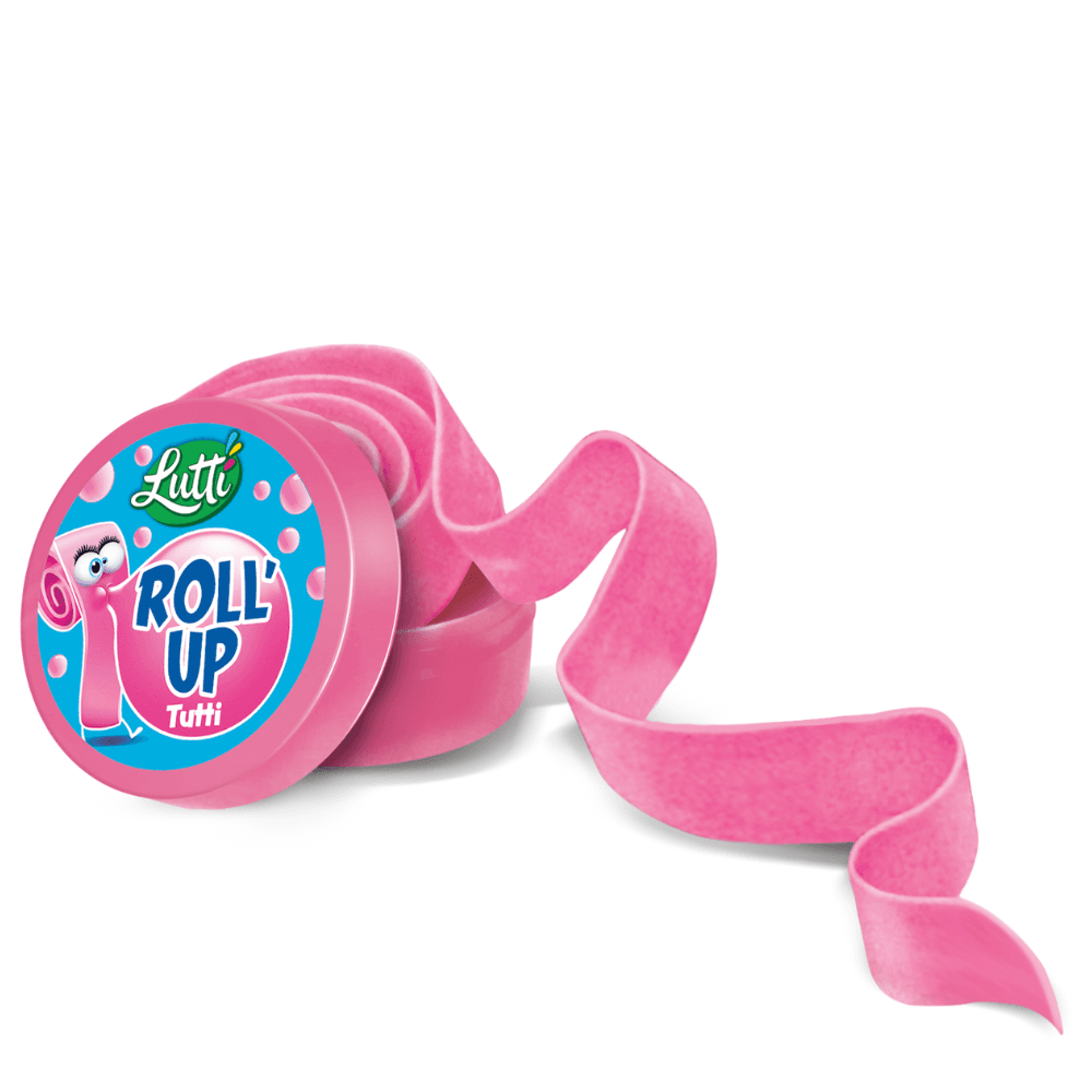 Lutti Roll' Up Tutti Tub 29g - 24 x 29g Tubs