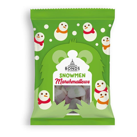 Bonds Snowmen Marshmallows Bag 80g - 12 x 80g Bags