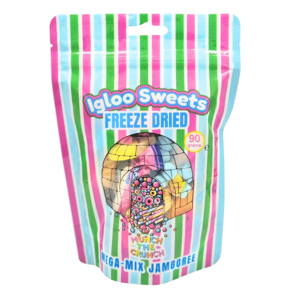 Igloo Mega-Mix Jamboree Freeze Dried Sweets Pouch 90g - 10 x 90g Pouches