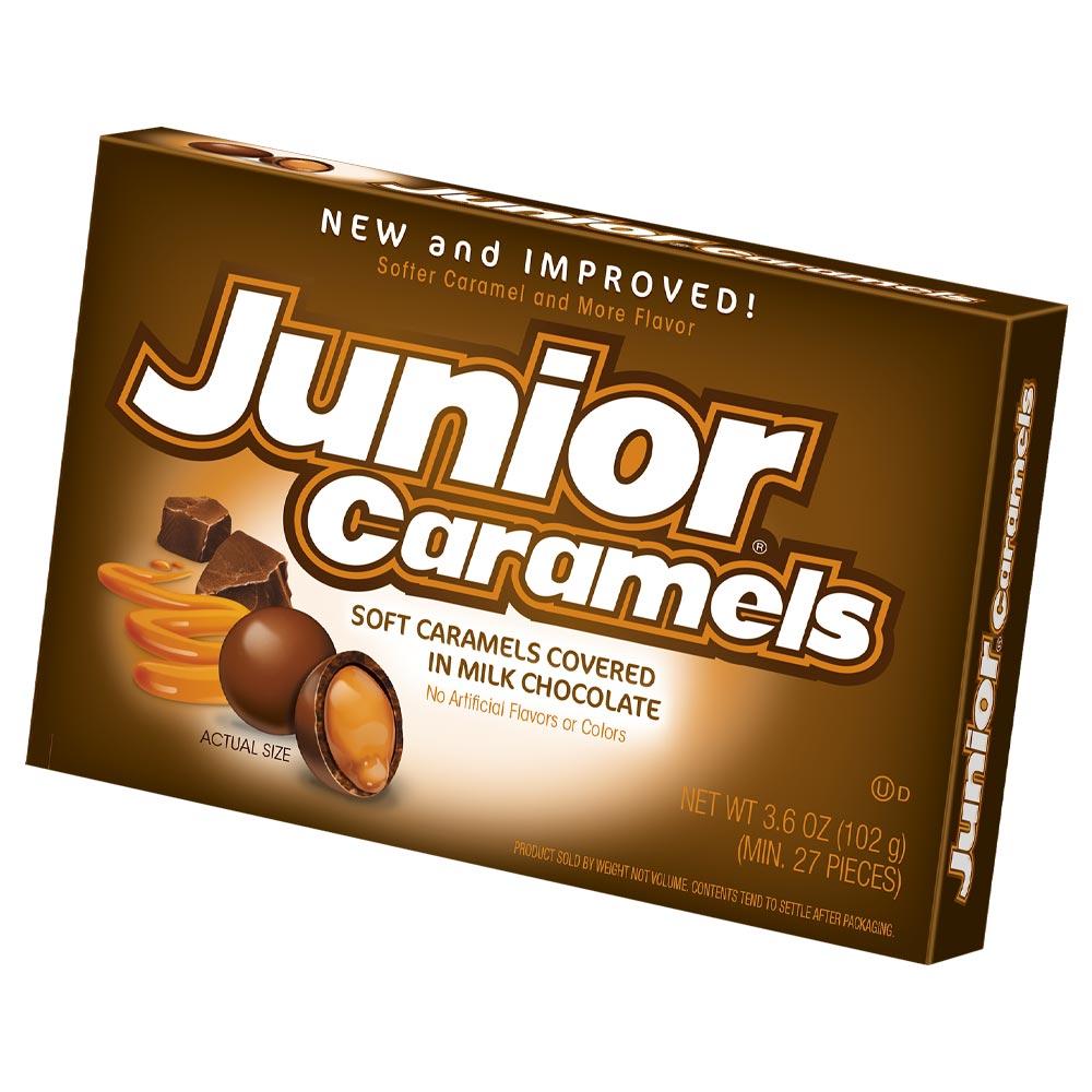 Junior Caramels Theatre Box 102g - 12 x 102g Boxes
