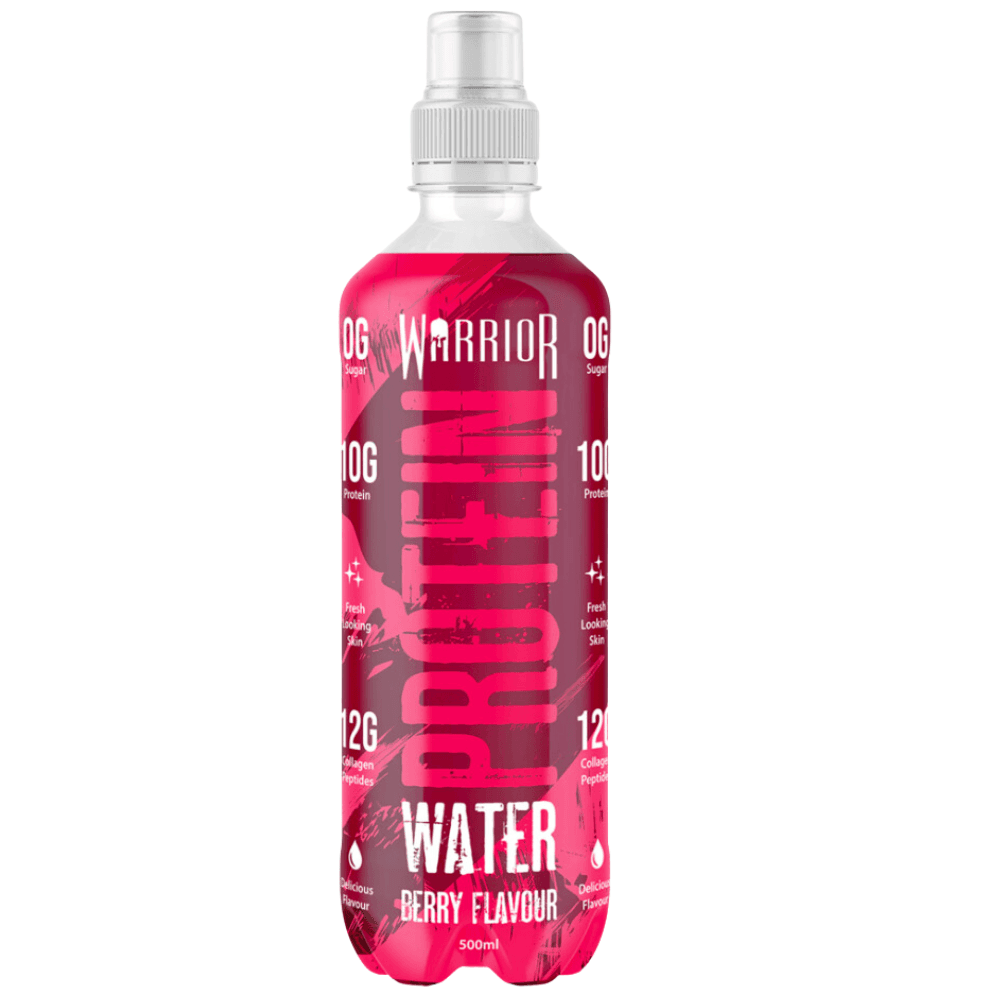 Warrior Berry Flavour Protein Water 500ml - 12 x 500ml Bottles