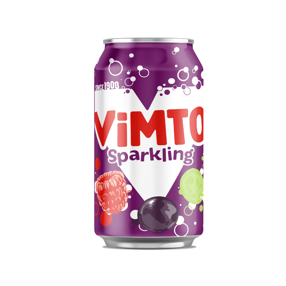 Vimto Fizzy Original Cans 330ml - 24 x 330ml Cans