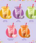 Jelly Belly Bubble Tea Mini Cup Keyring 65g - 12 x 65g Keyrings