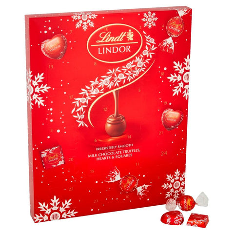 Lindt Lindor Milk Chocolate Christmas Advent Calendar 300g