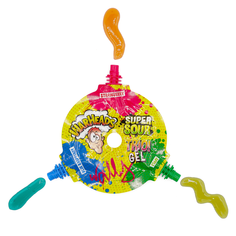 Warheads Super Sour Trio Gel Wheel 51g - 24 x 51g Packs