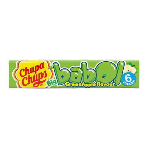 Chupa Chups Big Babol Apple Flavour Soft Bubble Gum 27.6g - 20 x 27.6g Packs