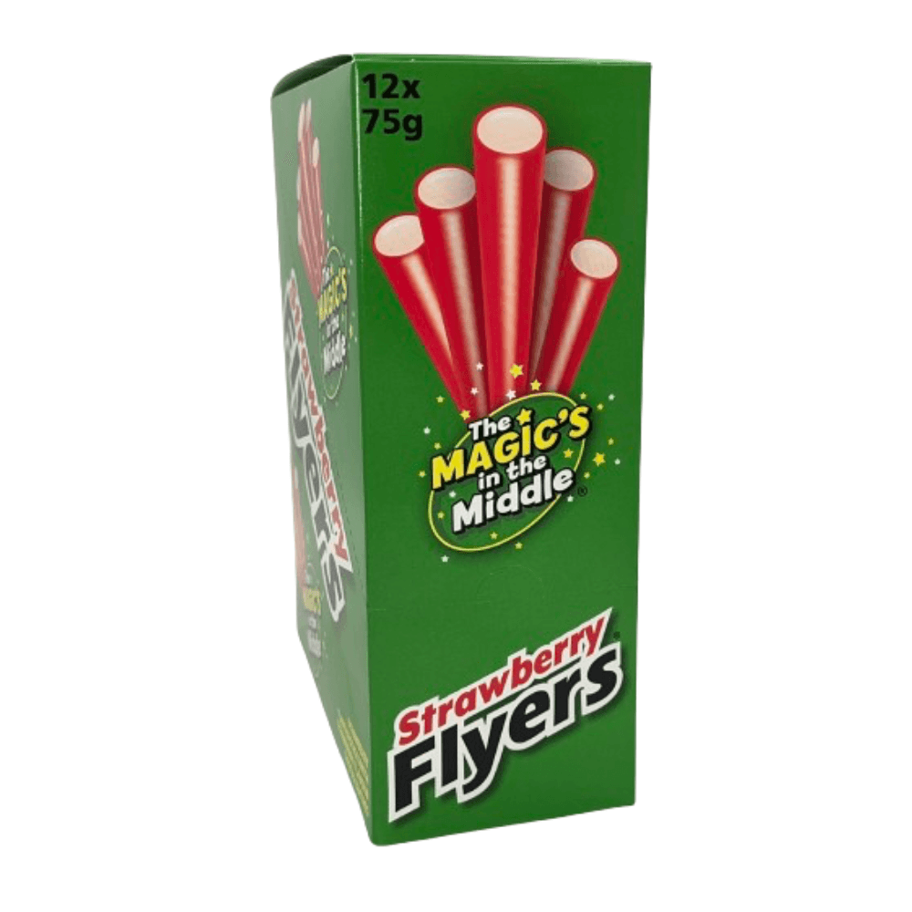 Maxilin Strawberry Flyers 75g - 12 x 75g Packs
