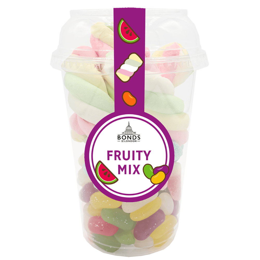 Bonds Fruity Mix Candy Cup 260g - 6 x 260g Cups