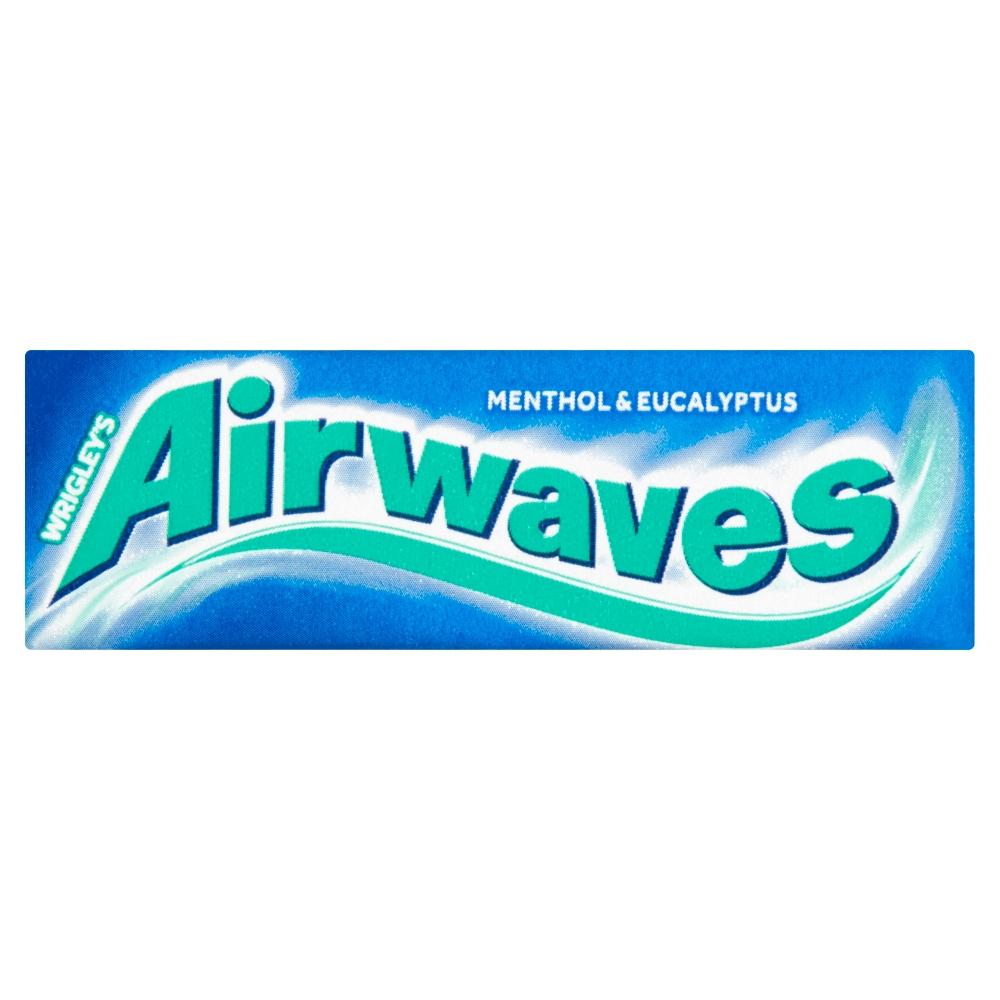 Airwaves Menthol & Eucalyptus Sugarfree Chewing Gum 10 Pieces - 30 x 14g Packs