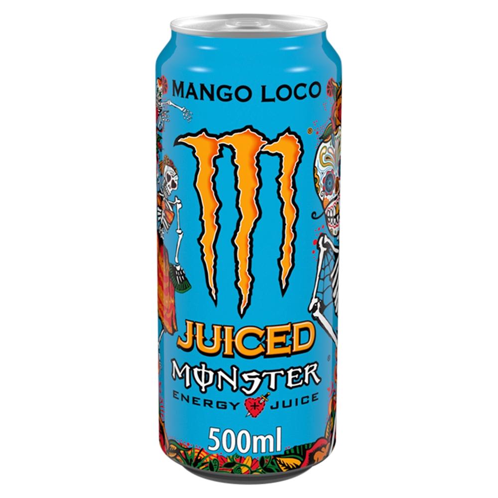 Monster Energy Drink Mango Loco Can 500ml - 12 x 500ml Cans