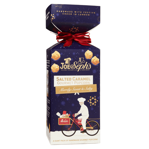 Joe & Seph's Salted Caramel Gourmet Popcorn Cracker Box 85g - 6 x 85g Boxes