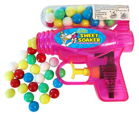 Crazy Candy Factory Sweet Soaker Toy & Candy 18g - 12 x 18g Packs