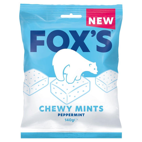 Fox's Chewy Mints Bag 140g - 13 x 140g Bags