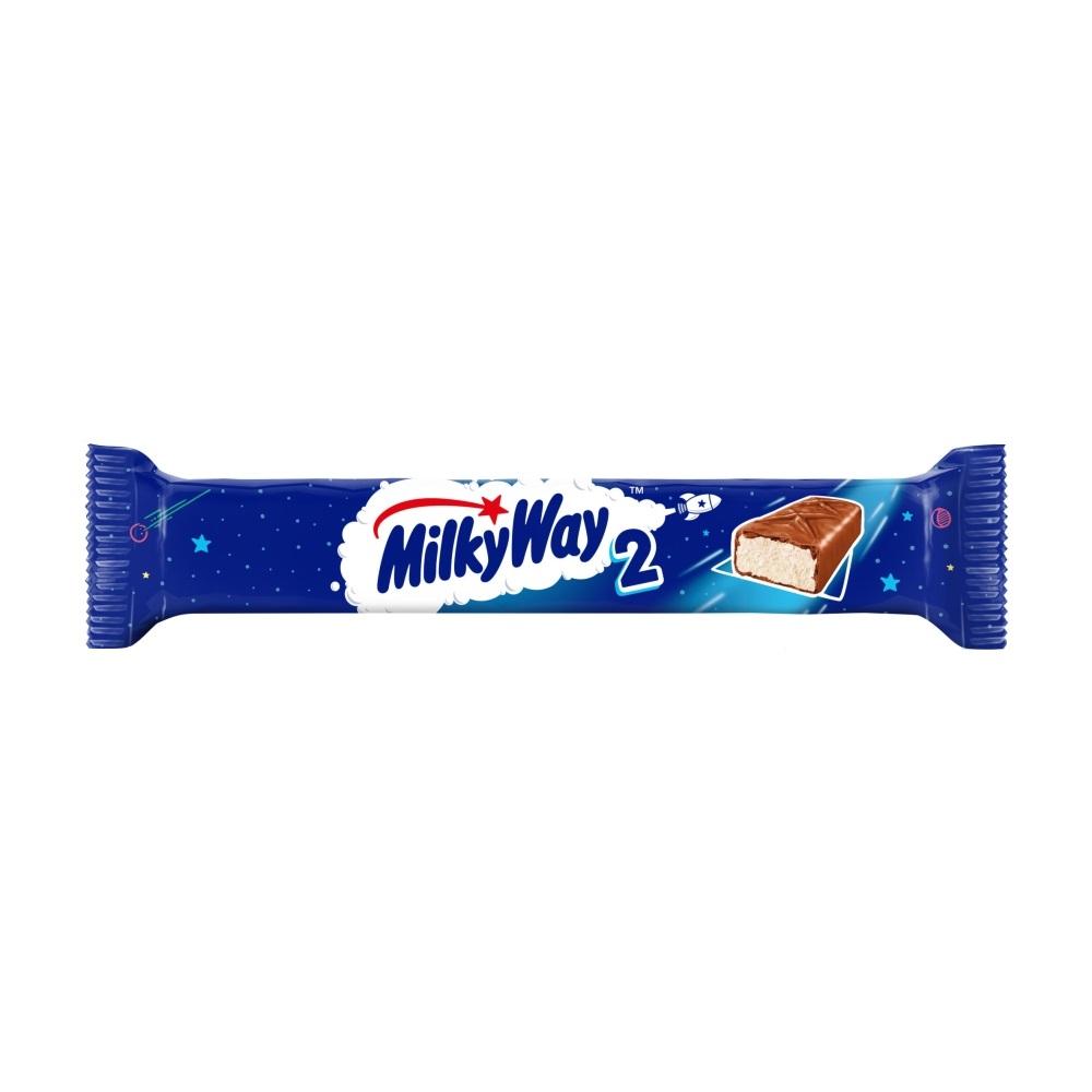 Milky Way Nougat & Milk Chocolate Snack Bar 43g - 28 x 43g Bars