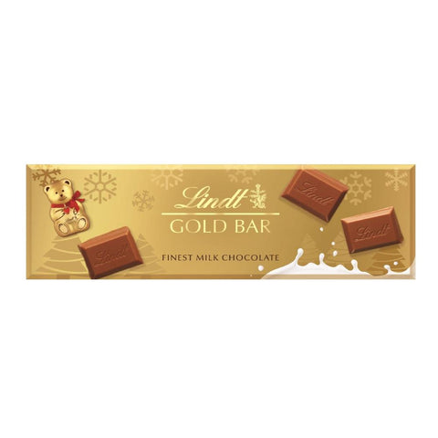 Lindt Christmas Milk Chocolate Gold Bar 300g