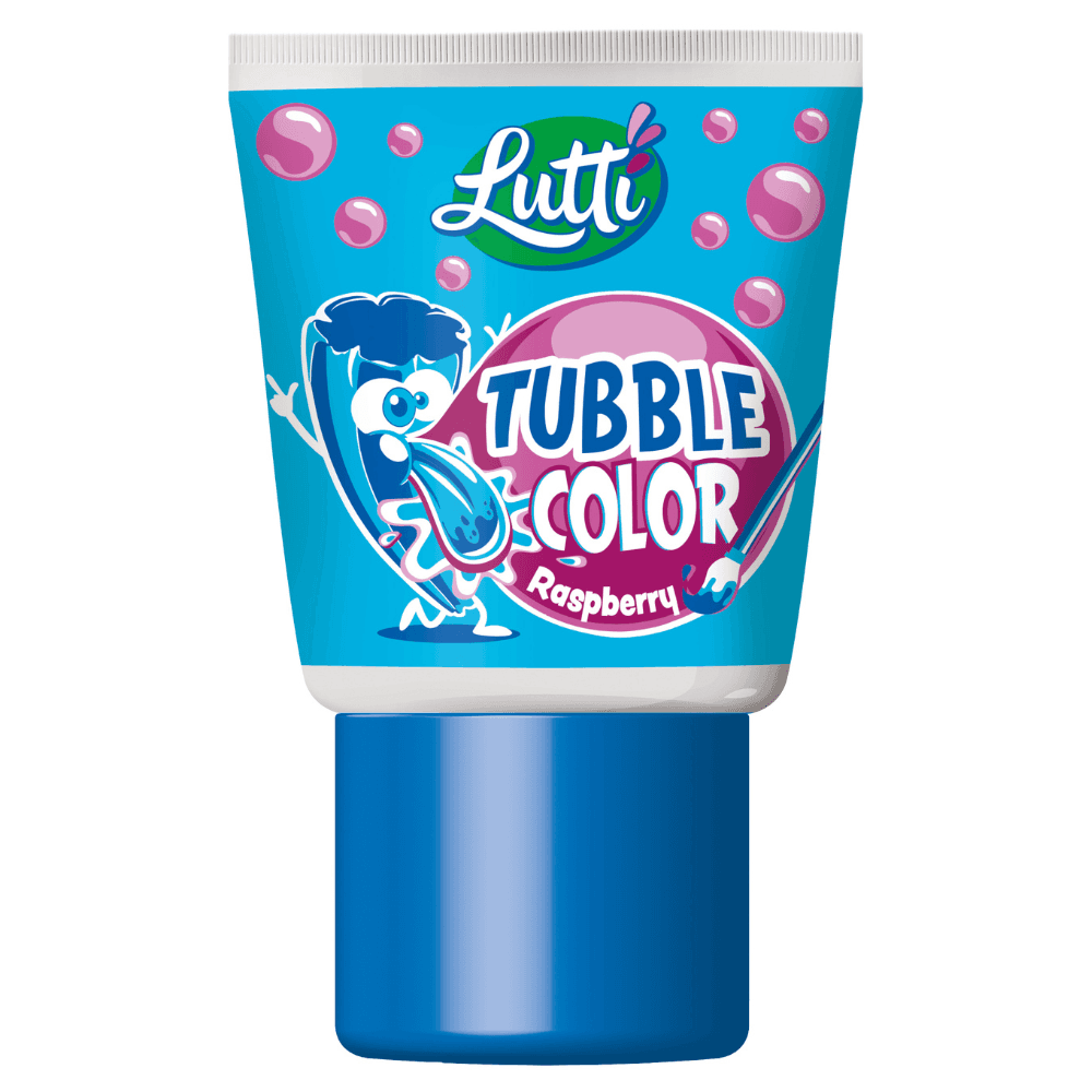 Lutti Tubble Gum Color Tube 35g - 18 x 35g Tubes