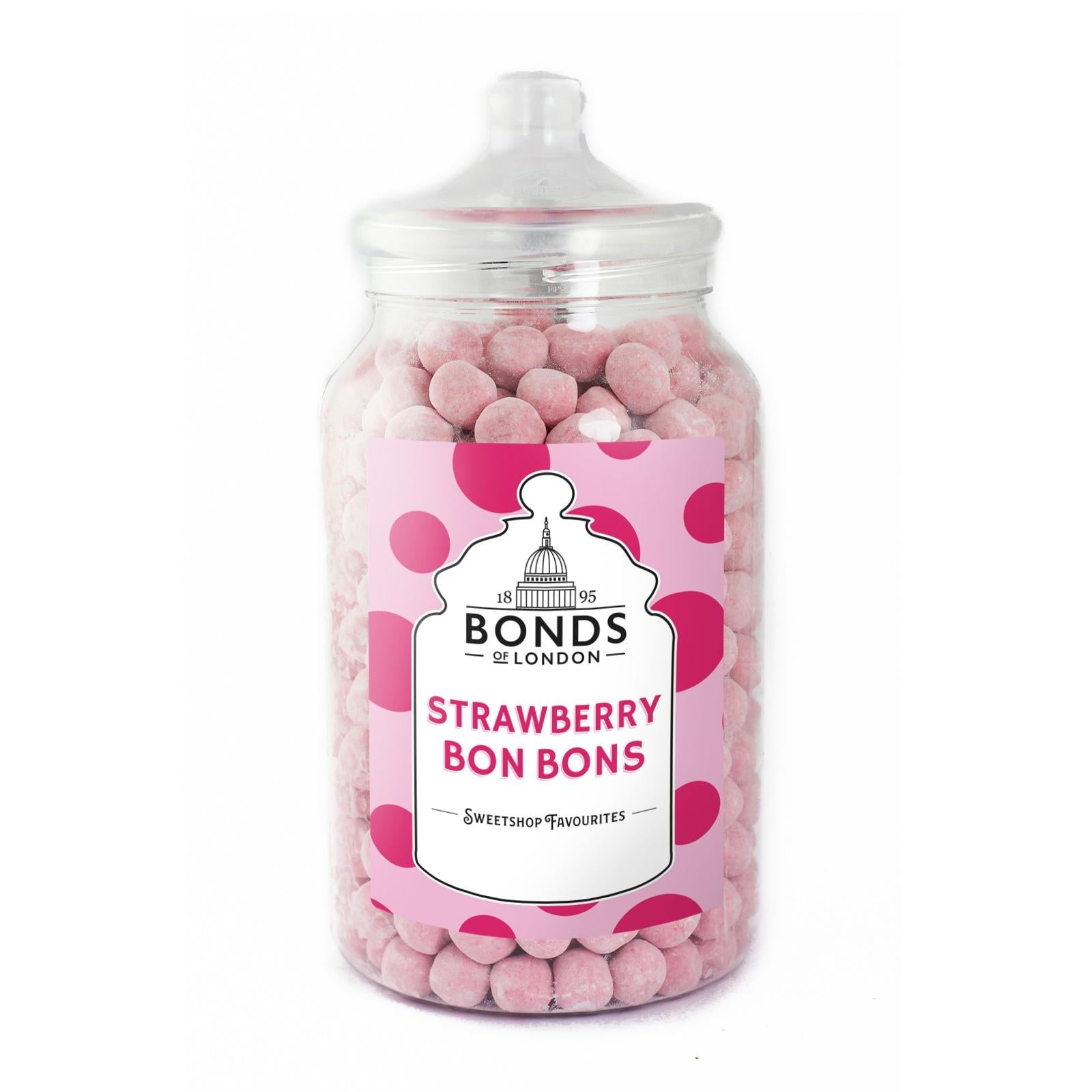 Bonds Strawberry Bon Bons Jar 2.1kg