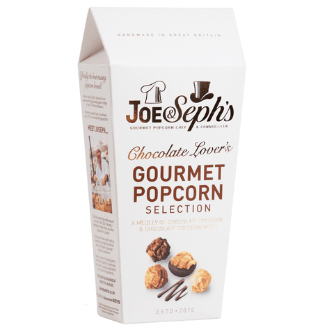 Joe & Seph's Chocolate Lovers Gourmet Popcorn Selection Box 105g