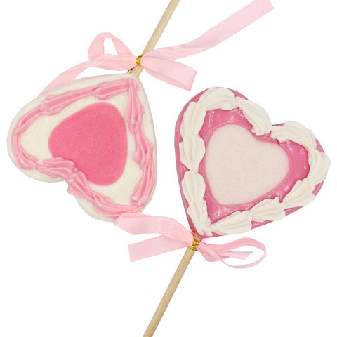 Kandy King Love Heart Lollipop & Doll 85g - 12 x 85g Lollipops