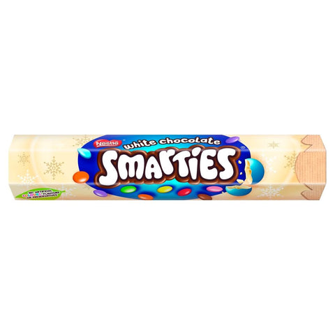 Smarties White Chocolate Giant Tube 120g - 20 x 120g Tubes