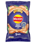 Walkers Roast Chicken with Heinz Mayo Multipack Crisps 5 Pack - 18 x (5 x 25g) Multipacks