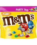 M&M's Crunchy Peanut & Milk Chocolate Party Mix Bulk Snack Bag 1kg