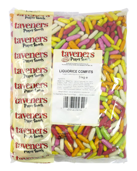 Taveners Liquorice Comfits