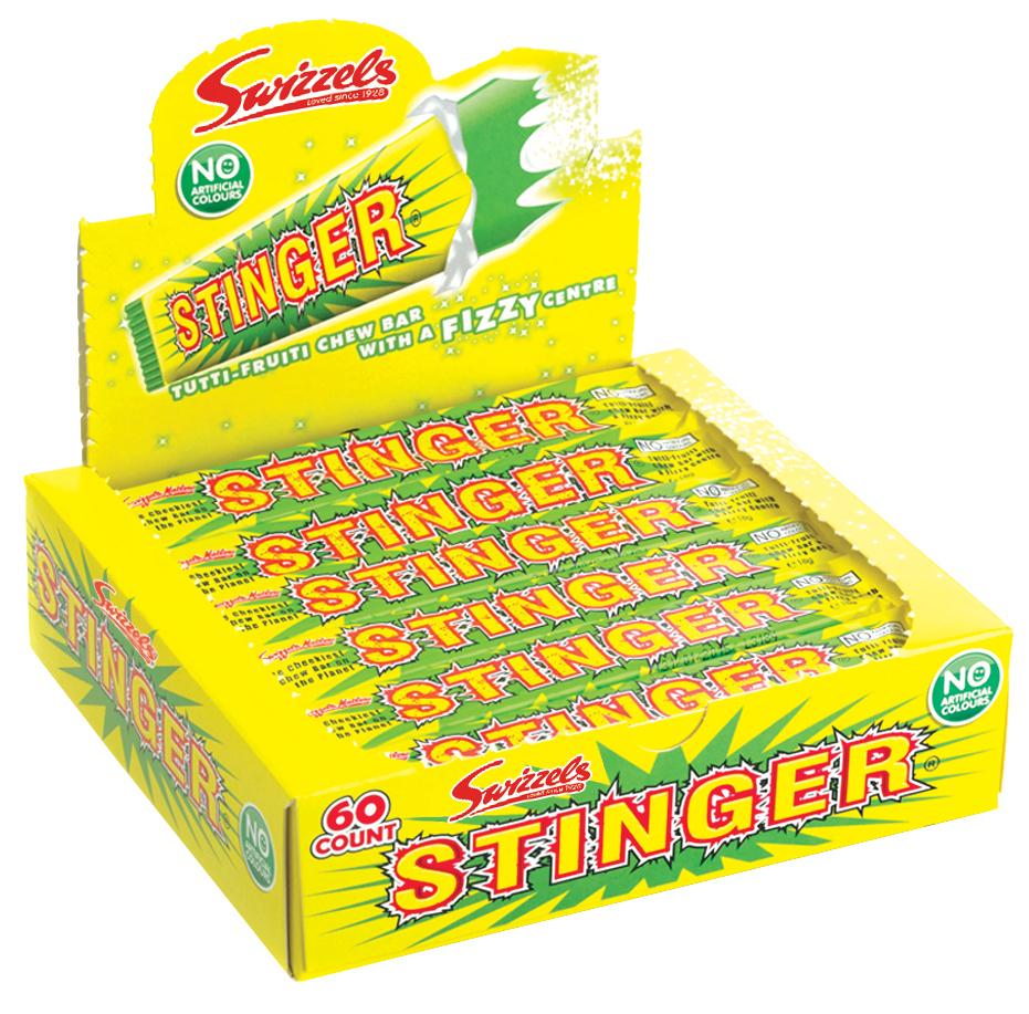 Swizzels Stinger Chew Bar 18g - 60 x 18g Chew Bars