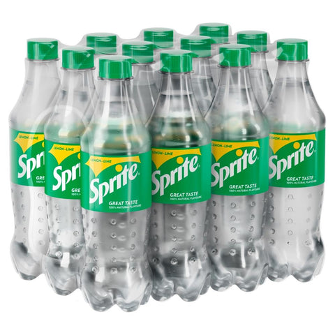 Sprite Regular Bottles 500ml - 12 x 500ml Bottles