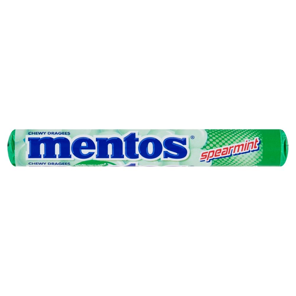 Mentos Spearmint Chewy Dragees Roll 37.5g - 40 x 38g Rolls