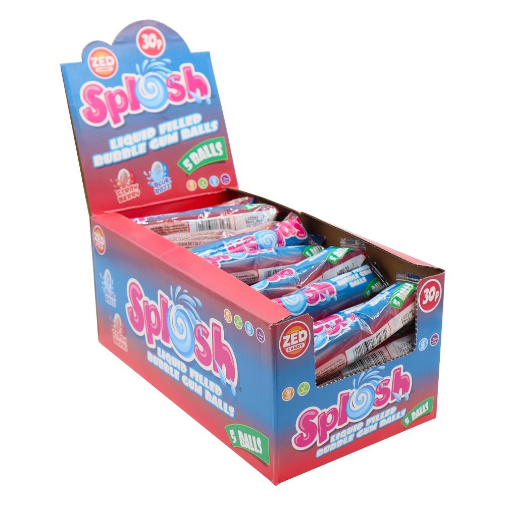 Zed Candy Splosh 5 Ball Pack 35g 30p PMP - 40 x 35g Packs