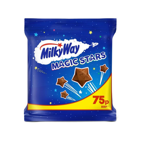 Milky Way Magic Stars Milk Chocolate Bag £0.75 PMP 33g - 36 x 33g Bags